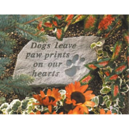Kay Berry - Inc. Dogs Leave Paw Prints On Our Hearts - Memorial - 14.5 Inches x 9.5 Inches KA313450